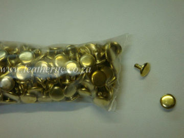 Picture of Double Sided Rivets 9mm Brass Plated  RVT451
