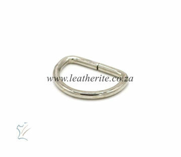 Picture of D-Ring 25mm unwelded Nickel Plated