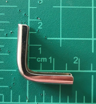 Picture of Corner 22mm / 4mm Steel Nickel T422