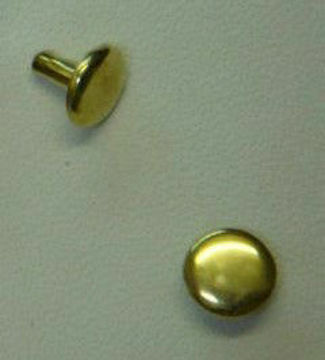 Picture of Double Sided Rivets 9mm Brass Plated  RVT451