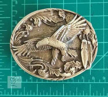 Picture of Buckle Eagle 40mm Brass Look  H70mm