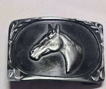 Picture of Buckle Horse 40mm Black Brushed H50