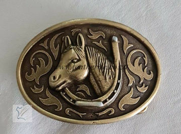 Picture of Buckle Horse 40mm Brass Look H65