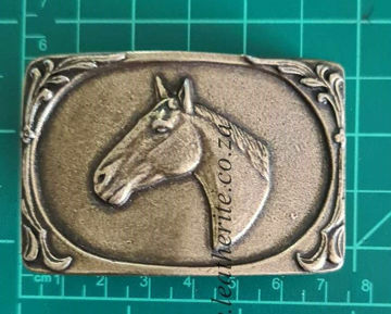 Picture of Buckle Horse 40mm Brass Look H50