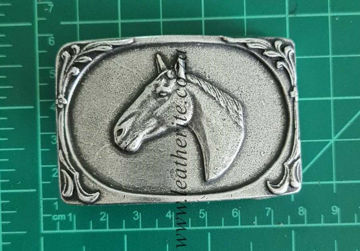 Picture of Buckle Horse 40mm Antique Silver Look