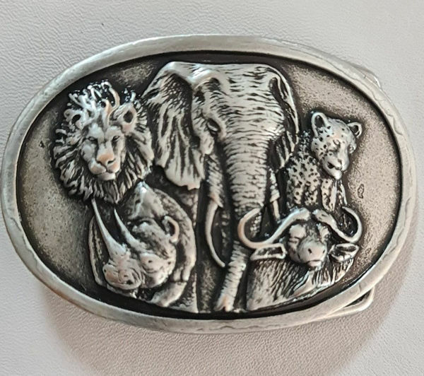 Picture of Buckle Africa Big 5 40mm A/Silver Look
