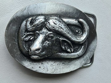 Picture of Buckle Buffalo 40mm Antique Silver Look