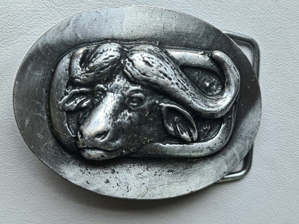 Picture of Buckle Buffalo 40mm Antique Silver Look