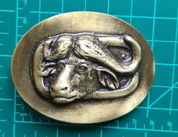 Picture of Buckle Buffalo 40mm Brass Look H50